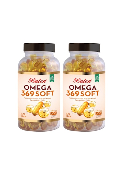 Balen Omega 3-6-9 Soft 2 Adet 1380 Mg 200 Kapsül