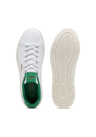 Puma Court Classico Beyaz Erkek Sneaker Beyaz-grı-yesıl Çok Renkli