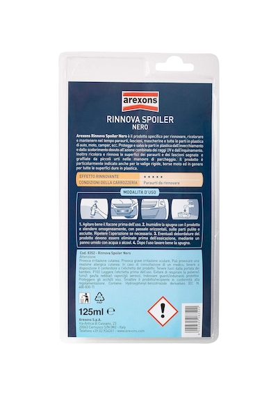 Plastik Ve Bakalit Yenileyici Boya 125 Ml Siyah