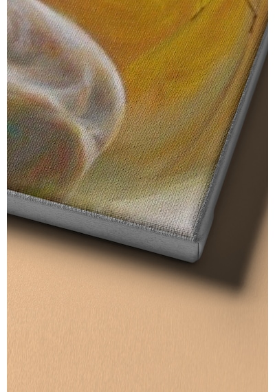 Webstyle Sayılarla Boyama Seti Kasnaklı Sarı Şemsiyeli Kadın 50 X 65 Cm