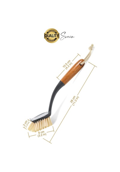 Premium Bambu Saplı Çok Amaçlı Fırça Sert Kıllı