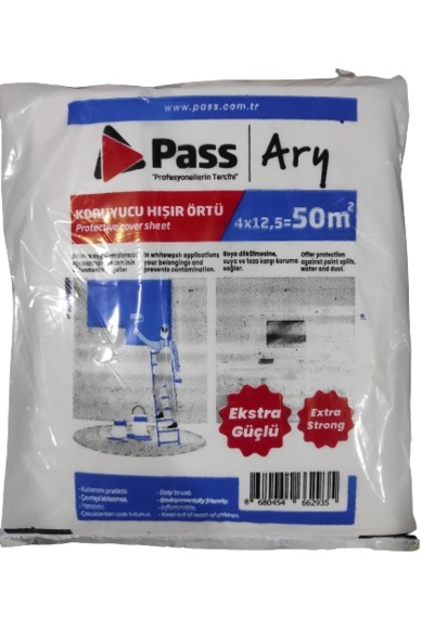 Pass Eşya Boya Koruyucu Hışır Örtü 50 M2 25 Adet 500 Gr