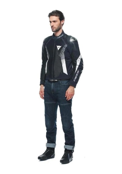 Dainese Daınese Super Rıder 2 Jacket Black Whıte Renkli