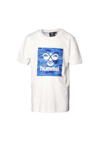 Hummel Adams Çocuk Tişört 911646-9003 Beyaz