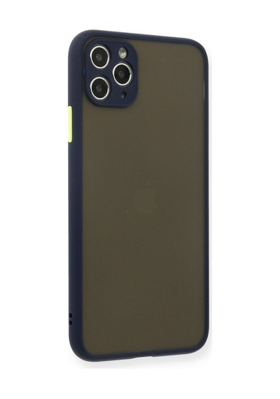 Apple iPhone  Uyumlu,  11 Pro Max Kılıf Montreal Silikon Kapak - Lacivert