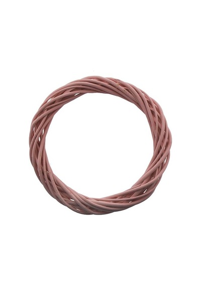 Mutluadim 25Cm Kapı Süsü Çelengi Doğal Ahşap