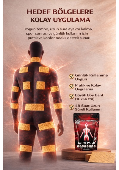Premium Kas & Eklem Destekleyici Transdermal Bant