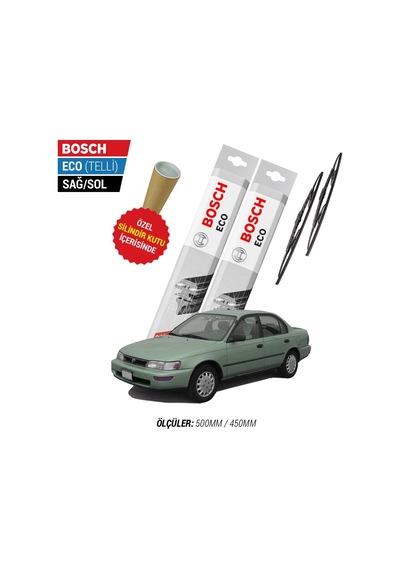 Bosch Eco Toyota Corolla Silecek Takımı (1992-2001)