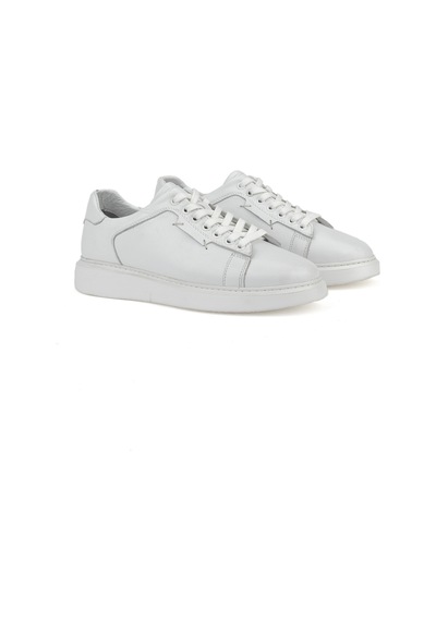 Ziya, Erkek Hakiki Deri Sneaker 151423z512 Beyaz 151423z512 500 Beyaz