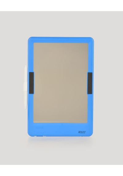 10 İnch Şeffaf Lcd Dijital 4 Adet Çizim Kartlı Tablet-mavi Mavi