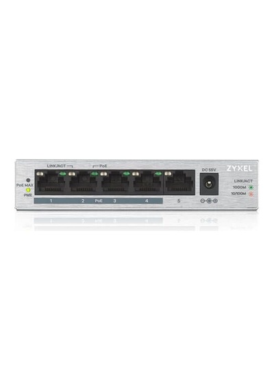 Zyxel Gs 1005Hp 5 Port Yönetilemez Gigabit Poe Switch