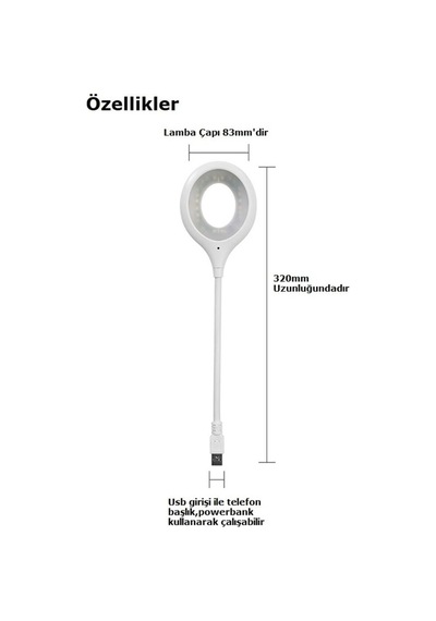 Sesli Komut Özellikli Usb Led Aydınlatma Lambası Çok Renkli