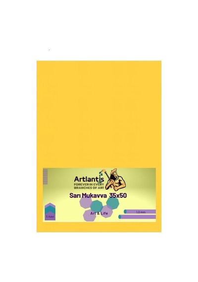 Renkli Mukavva 35X50 5 Adet Artlantis Renkli Mukavva 5 Adet