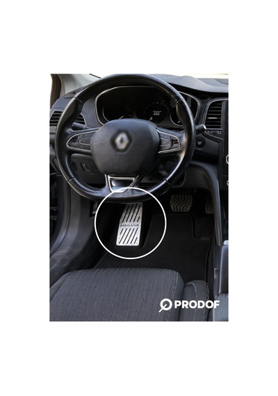 Renault Megane 4 Krom Ayak Dinlendirme Pedalı 2015 - 2019