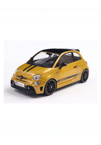 Solido 1:18 Ölçek 2024 Fiat F595 Abarth Sarı Renk Model Araba