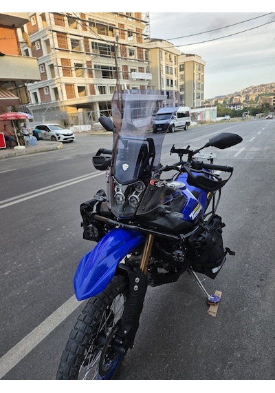 Motocam Yamaha Tenere 700 World Raid Ön Cam 2023-2024 Model 45cm Füme Renkli 4mm