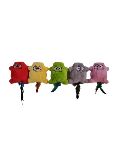 Pet City Catnipli Kurbağa Peluş Kedi Oyuncağı Karışık Renkli