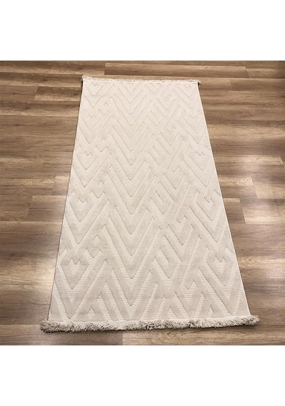 Hoom Rugs Mind 1118 Bej Modern İskandinav Kaymaz Taban Halı Bej