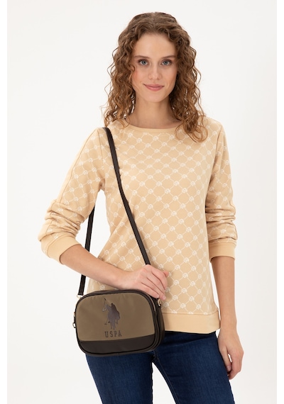 U.S. Polo Assn. Kadın Haki Kapitone Çapraz Çanta 50300301-VR027