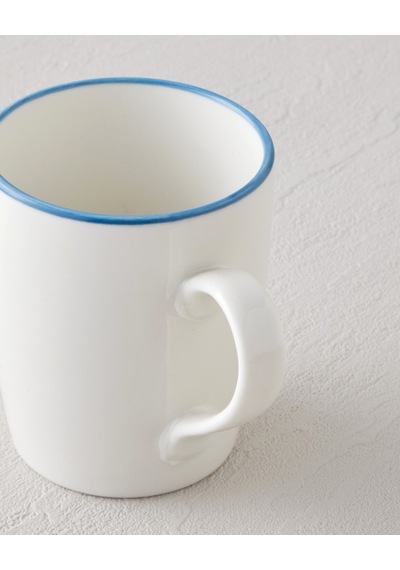 English Home Sway Bone Porselen 2'li Kupa 255 Ml Mavi