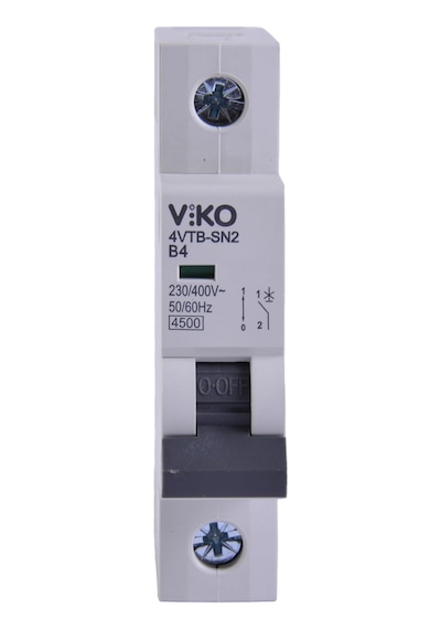 Viko 4vtb-1b04 Otomatik Sigorta 4,5ka B Tipi 1 Kutup 04a 10