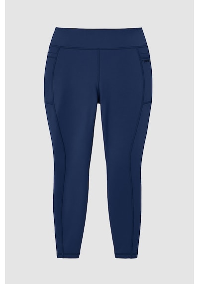 Tommylife İndigo Esnek Standart Fit Performans Battal Büyük Beden Kadın Tayt - 94652