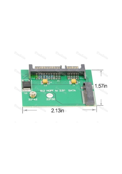 M.2 Ngff Ssd To 2.5 Sata 3 4342A B Key Çevirici Dönüştürücü Adapt