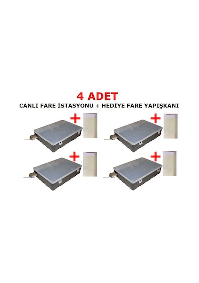 Fare Canlı Yakalama Istasyonu 4 Adet