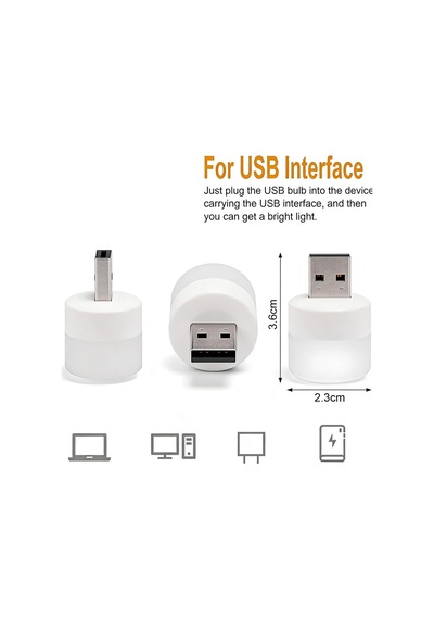 Led Küçük Beyaz Işık Usb Mini Led Lamba Koridor Tuvalet Oturma Odası Çocuk Odası Için Rehber Gece Aydınlatma I Diğer 42675247