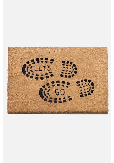 Coco Lets Go 40x60 cm KIL Paspas,Dekoratif Çok Amaçlı Iç ve Dış Kapı Paspası