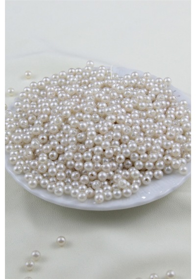 5 Mm Krem Gri Tonlarında İnci Boncuk 30 Gr Kolye, Bileklik, Küpe Ve Takı Yapımı Diğer