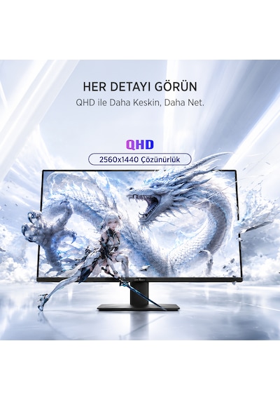 James Donkey Ravel Q70 27'' 210hz 1ms Gtg Fast Ips Qhd 2k Pivot Gaming Monitör Ölü Pikselde Anında Değişim