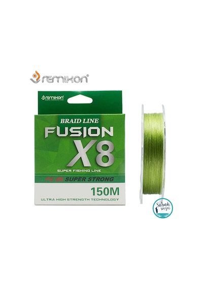 Remixon Fusion X8 Ip Misina 150Mt 0.06Mm 4.5Kg Yeşil