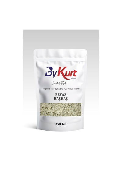 Bykurt Doğal Beyaz Haşhaş Tohumu 250 G