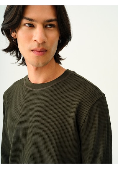 Regular Fit Erkek Tshirt U.kol Haki