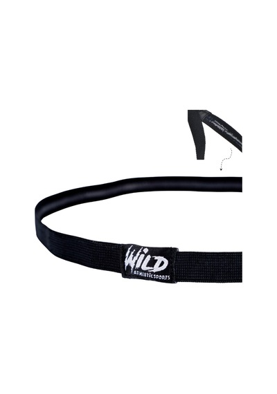 Wild Athletic Kaydırmaz Spor Elastik Saç Bandı Tokası Tekli Siyah