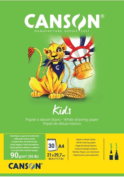 Canson 400015583 Hobi, Çizim Kağıdı, A4, Beyaz