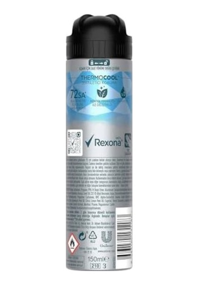 Rexona Men Thermocool Erkek Sprey Deodorant Menthol & Blue Lavender 150 Ml 3 Paketi