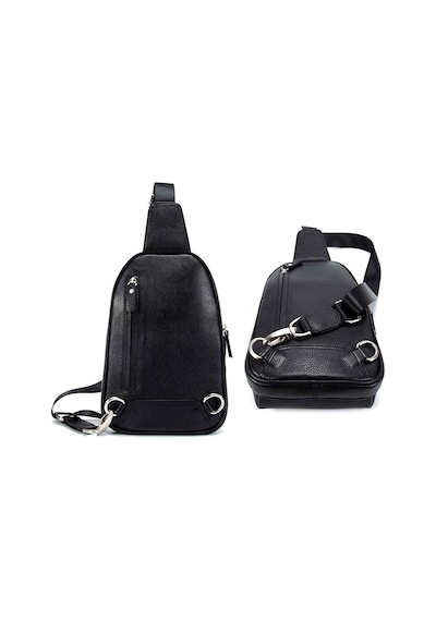 Çapraz Tek Omuz Askılı Hakiki Deri Sportif Çanta Kangaroo K. 8155