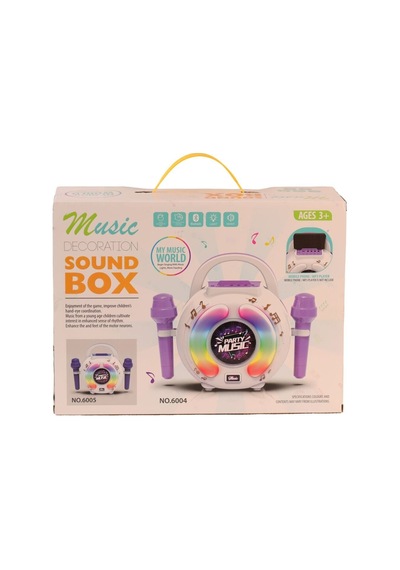 6005 Kutulu Mikrofonlu Müzik Kutusu 12 10pcs Mixed