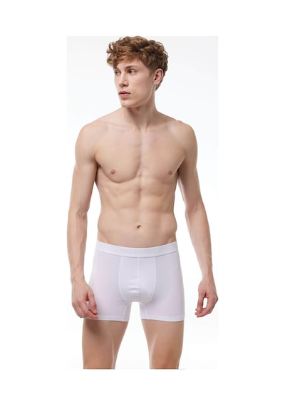 Malabadi 014 Erkek Modal Boxer-Beyaz