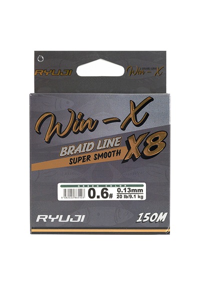 Ryujı Wınx X8 150m Green İp Misina 0,10mm