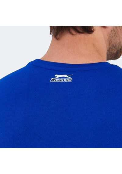 Slazenger PALLU I Erkek  Saks Mavi Tişört