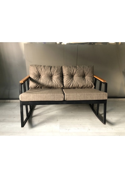 2'li Sallanan Sandalye Tv Koltuğu Kafe-balkon-mutfak-berjer-ofis Sallanır Çiftli Koltuk Çok Renkli