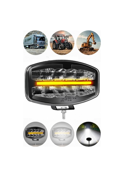 Tır Kamyon 10 İnç Led Sis Farı Delici Aydınlatma Led 12v-24v Beyaz Led Aydınlatma Sarı Gündüz Led