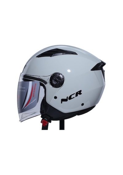 Kask Çenesiz Vizörlü Ncr 236 Ece Belgeli - Gri - L