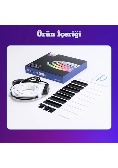 Bilgisayar Ambilight Işığı Görüntüye Duyarlı Ambilight Led 23-24.5 Inç Uyumlu