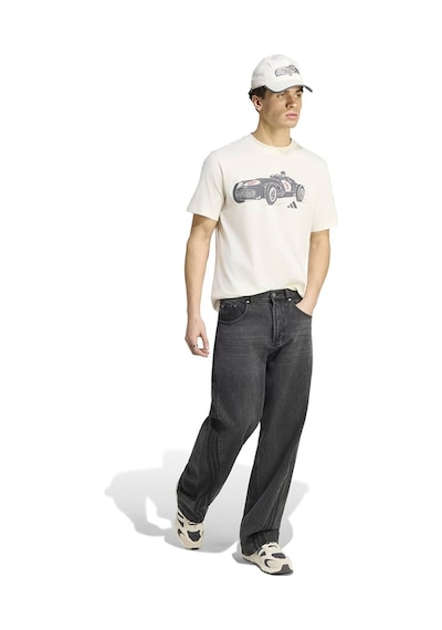 Adidas Erkek T-shirt "mercedes - Amg Petronas Formula 1 Team Sılver Arrows 1955 Graphıc Tee" Ks2256 Beyaz