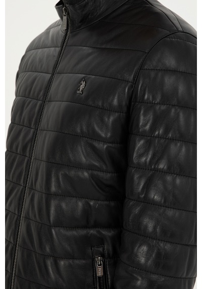 U.s. Polo Assn. Erkek Siyah Deri Mont-kaban 50297160-001 001sıyah