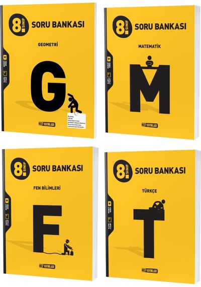Hız Lgs 2023 8. Sınıf Matematik + Geometri + Türkçe + Fen Soru Se